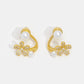 🌸 50 % RABATT! 💎 Flower & Pearl Dream Earrings – Drömörhängen med blomma och pärla – Delikata, eleganta och perfekta som present till festliga tillfällen ✨