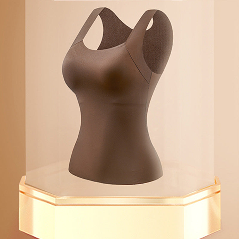 🔥Laatste dag uitverkoop 50% UIT 💐Vrouwen Thermisch Tanktop met U-hals en met Ingebouwde BH
