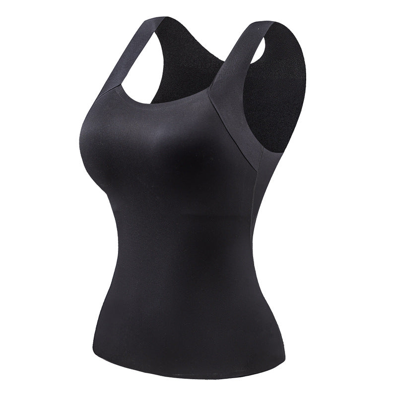 🔥Laatste dag uitverkoop 50% UIT 💐Vrouwen Thermisch Tanktop met U-hals en met Ingebouwde BH