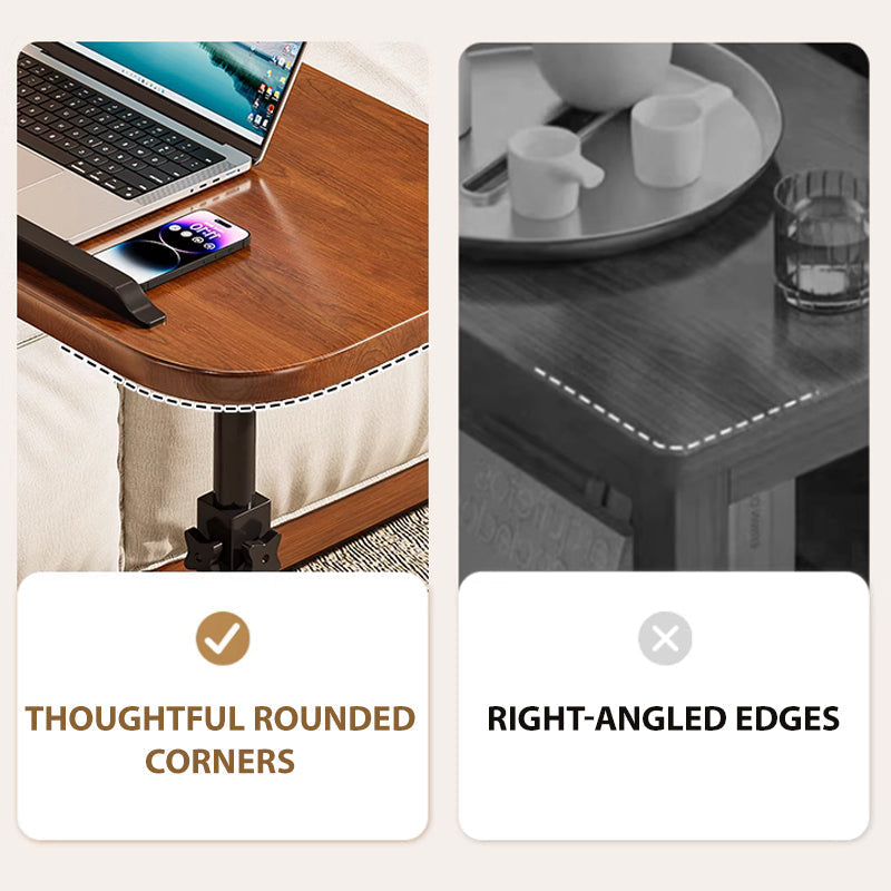 🛋️🪑Verstelbare C-vormige bijzettafel met 360° draaibaar blad
