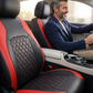 🚗✨9-delige set lederen autostoelhoezen – universele pasvorm, ademend en gemakkelijk schoon te maken voor een perfect interieur