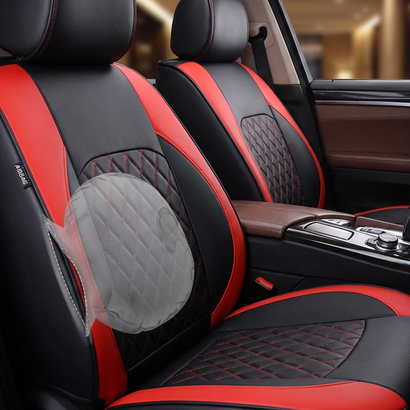 🚗✨9-delige set lederen autostoelhoezen – universele pasvorm, ademend en gemakkelijk schoon te maken voor een perfect interieur