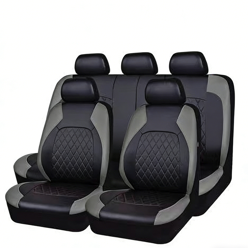 🚗✨9-delige set lederen autostoelhoezen – universele pasvorm, ademend en gemakkelijk schoon te maken voor een perfect interieur