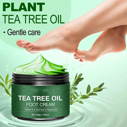 ✨💝Lugnande Aloe Vera & Tea Tree fotfuktcreme