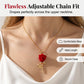 26 nya modeller 🌹 Nu med 50 % rabatt! 💎 Elegant halsband med röd ros – utsökt design, allergivänligt material, perfekt både till vardags och som present ✨