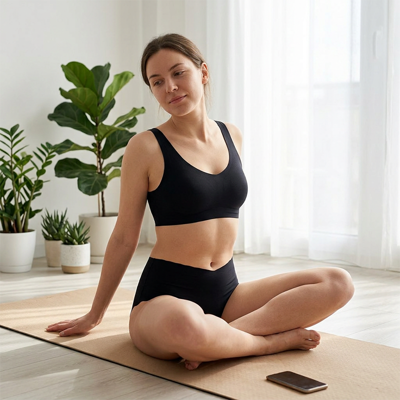 Naadloze String voor Actieve Yoga