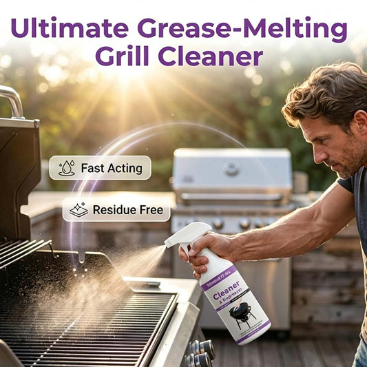 💥【LIMITED TIME 50% OFF】🔥 Ultieme Grillreiniger | Lost Vet & Koolstof Op | Geen Schrobben | 120ml | Voor Gas/Houtskool/Pellet