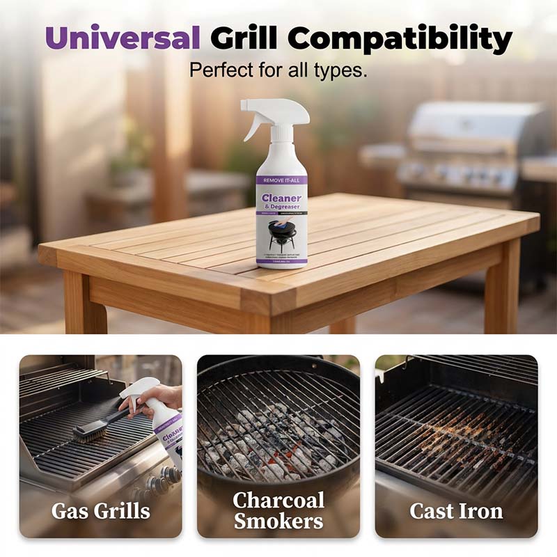 💥【LIMITED TIME 50% OFF】🔥 Ultieme Grillreiniger | Lost Vet & Koolstof Op | Geen Schrobben | 120ml | Voor Gas/Houtskool/Pellet