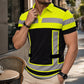 👕 Reflecterend heren-shirt met korte mouwen en hoge zichtbaarheid